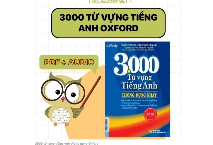 3000 từ vựng tiếng Anh thông dụng Oxford PDF Miễn phí